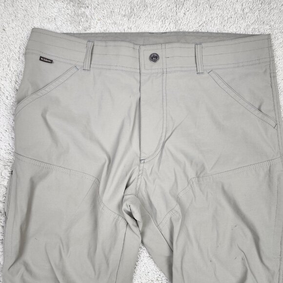 Kuhl Pants Mens Size 36X30 Beige Hiking Outdoor Rei Hiking Camping USA Clean Y2K - Picture 5 of 9